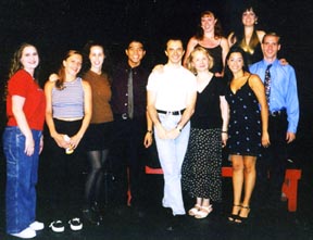 George Costacos and the cast of "Andrew Lloyd Webber Unplugged"