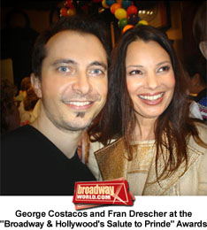 George Costacos and Fran Drescher at the "Hollywood and Broadway's Salute to Pride" Awards