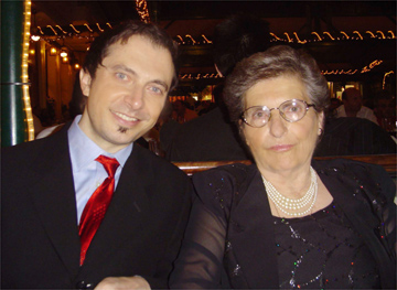 George Costacos with his mother Antonia