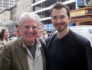Acclaimed Broadway director Jerry Zaks with George Costacos