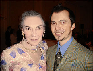 George Costacos with Marian Seldes