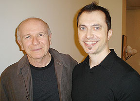 Terrence McNally with George Costacos