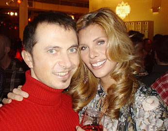 George Costacos with Candis Cayne
