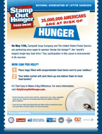 Stamp Out Hunger 2007 flyer